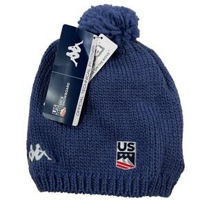 Kappa US Ski Snowboard Team Hat One Size Knit Beanie Stocking Cap New NWT